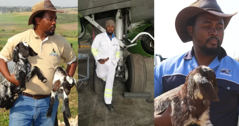 Successful goat farmer Sizwe Thusi founded the Ndlebenkomo Animal Husbandry Academy, a groundbreaking initiative